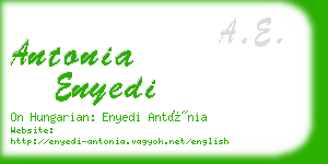 antonia enyedi business card